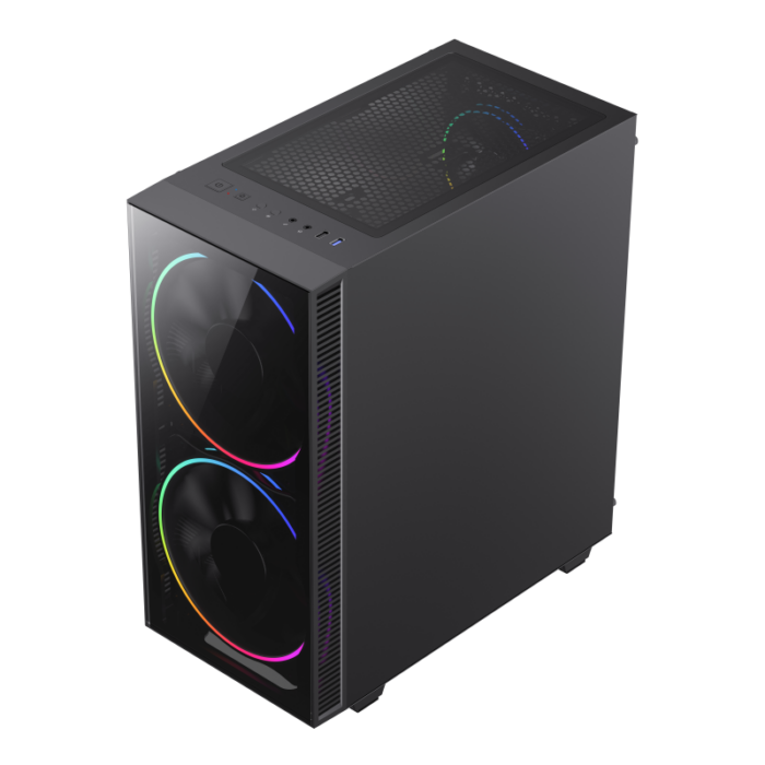 GameMax Black Hole E-ATX Gaming Case - Black - Image 5
