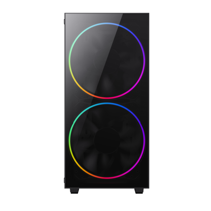GameMax Black Hole E-ATX Gaming Case - Black - Image 2