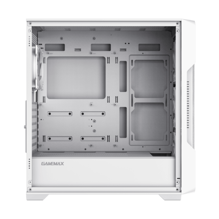 GameMax Siege E-ATX Mid-Tower Gaming Case White - Image 9