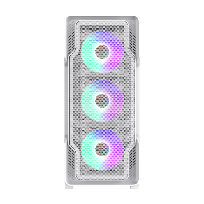 GameMax Siege E-ATX Mid-Tower Gaming Case White - Image 3