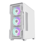 GameMax Siege E-ATX Mid-Tower Gaming Case White - Image 2
